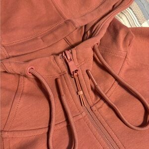 Long sleeve athletic zip up hoodie